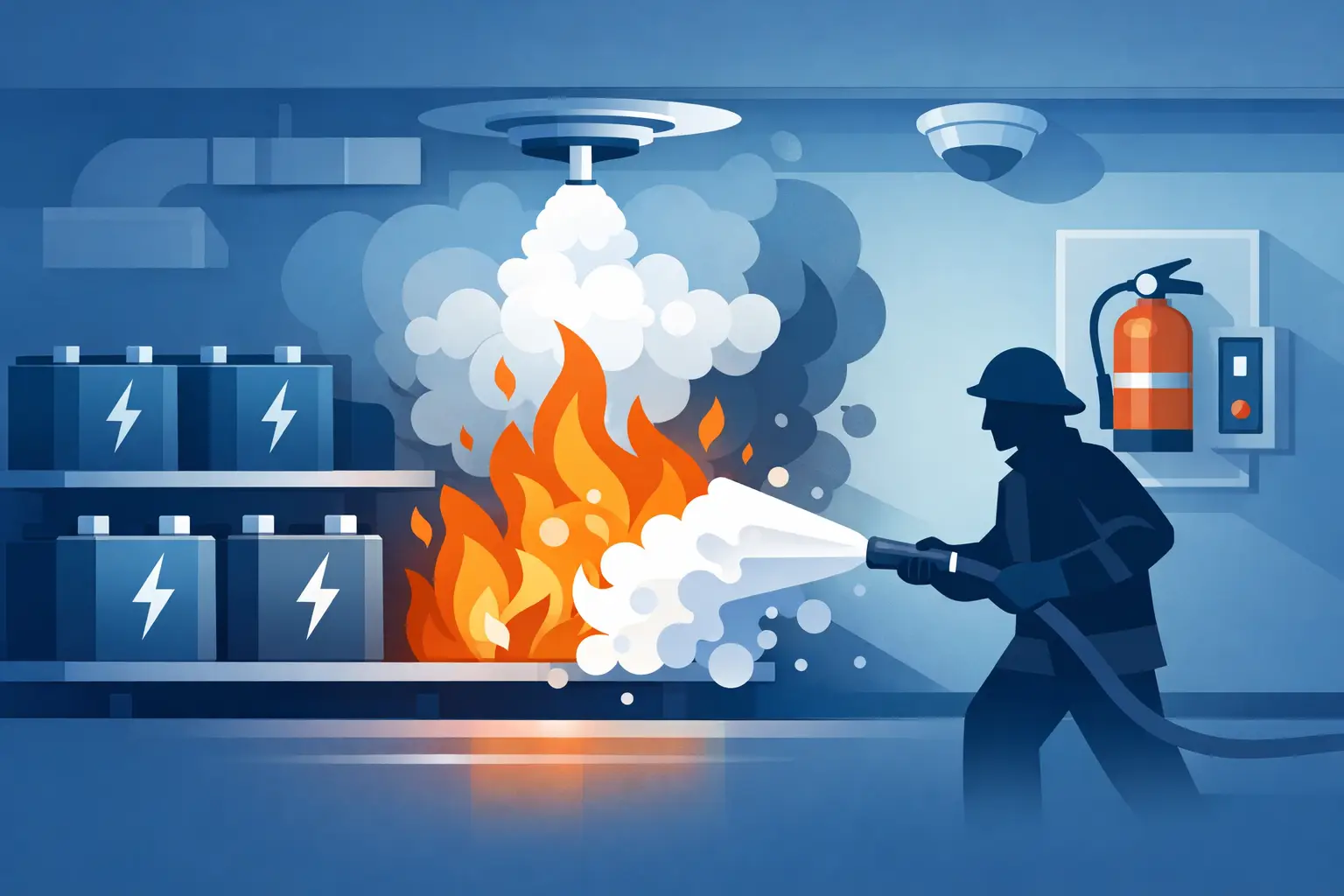 Battery Room Fire Suppression That Works
