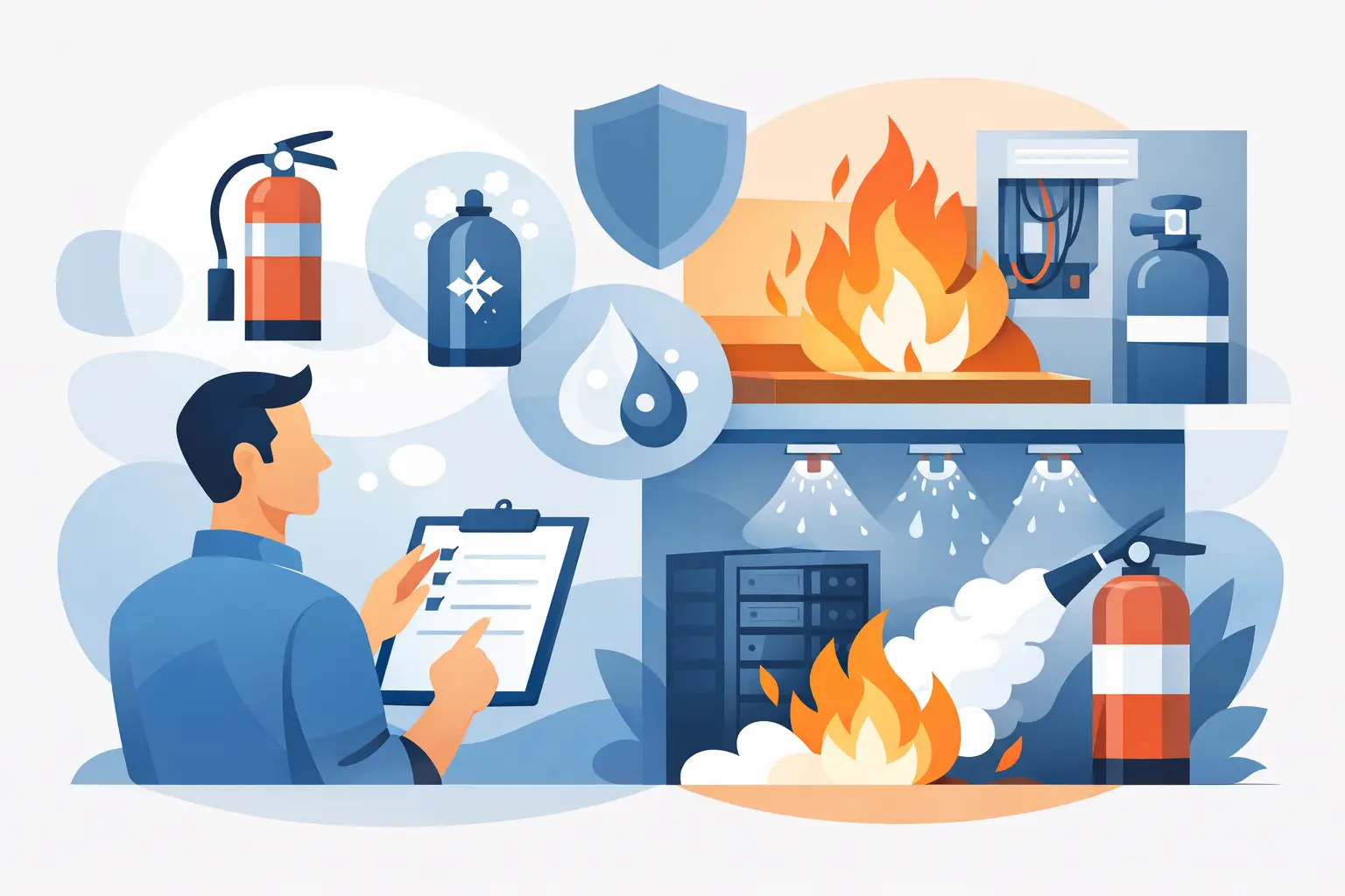 How to Choose a Fire Suppression Agent Safely