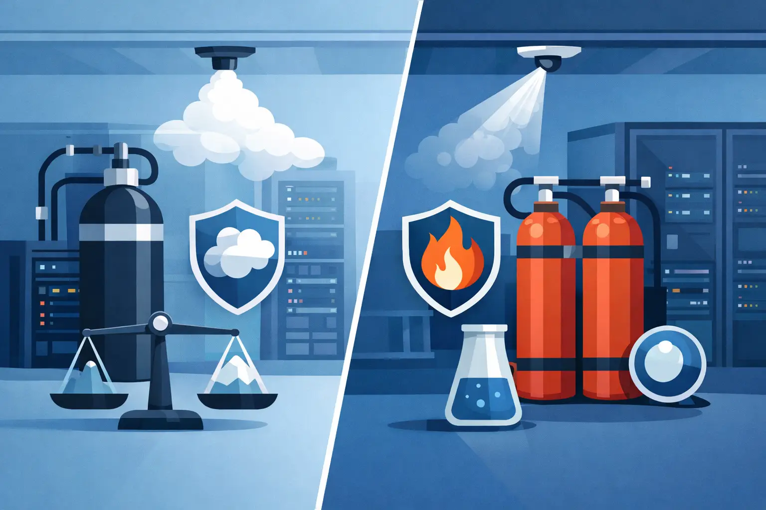Inert Gas Versus Clean Agents for Critical Rooms
