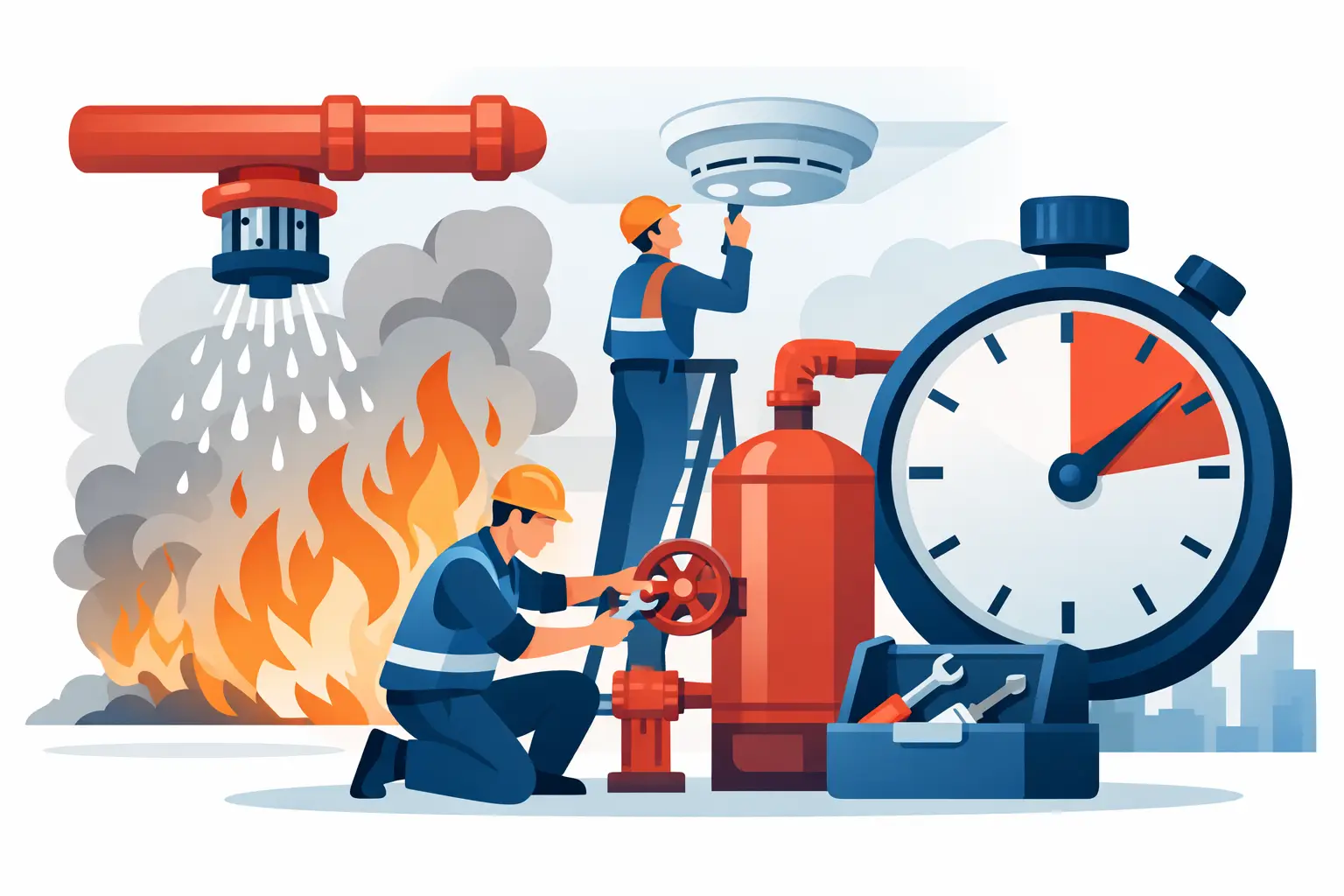 When Fire Suppression System Repairs Cannot Wait