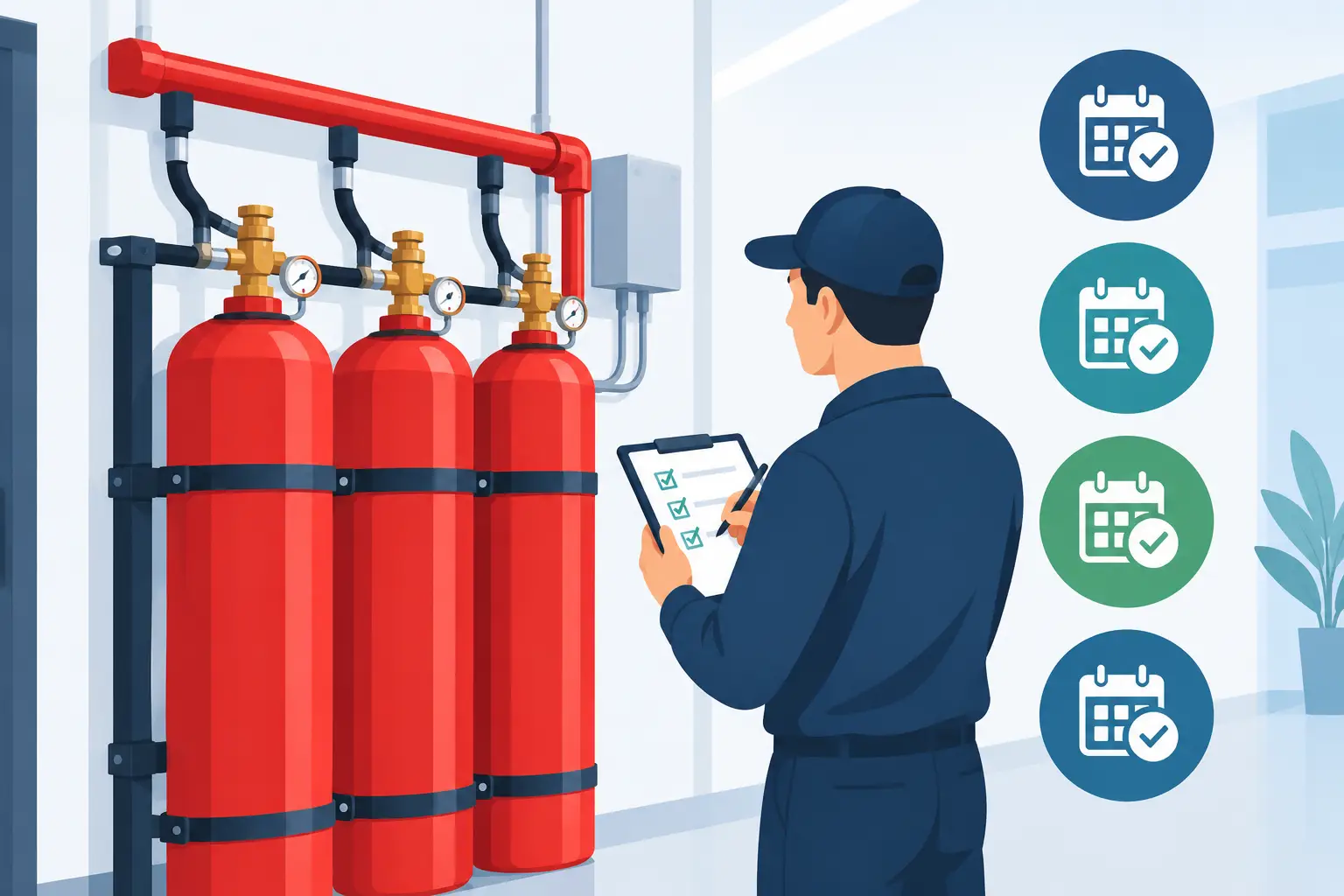 Suppression Inspection Frequency Explained
