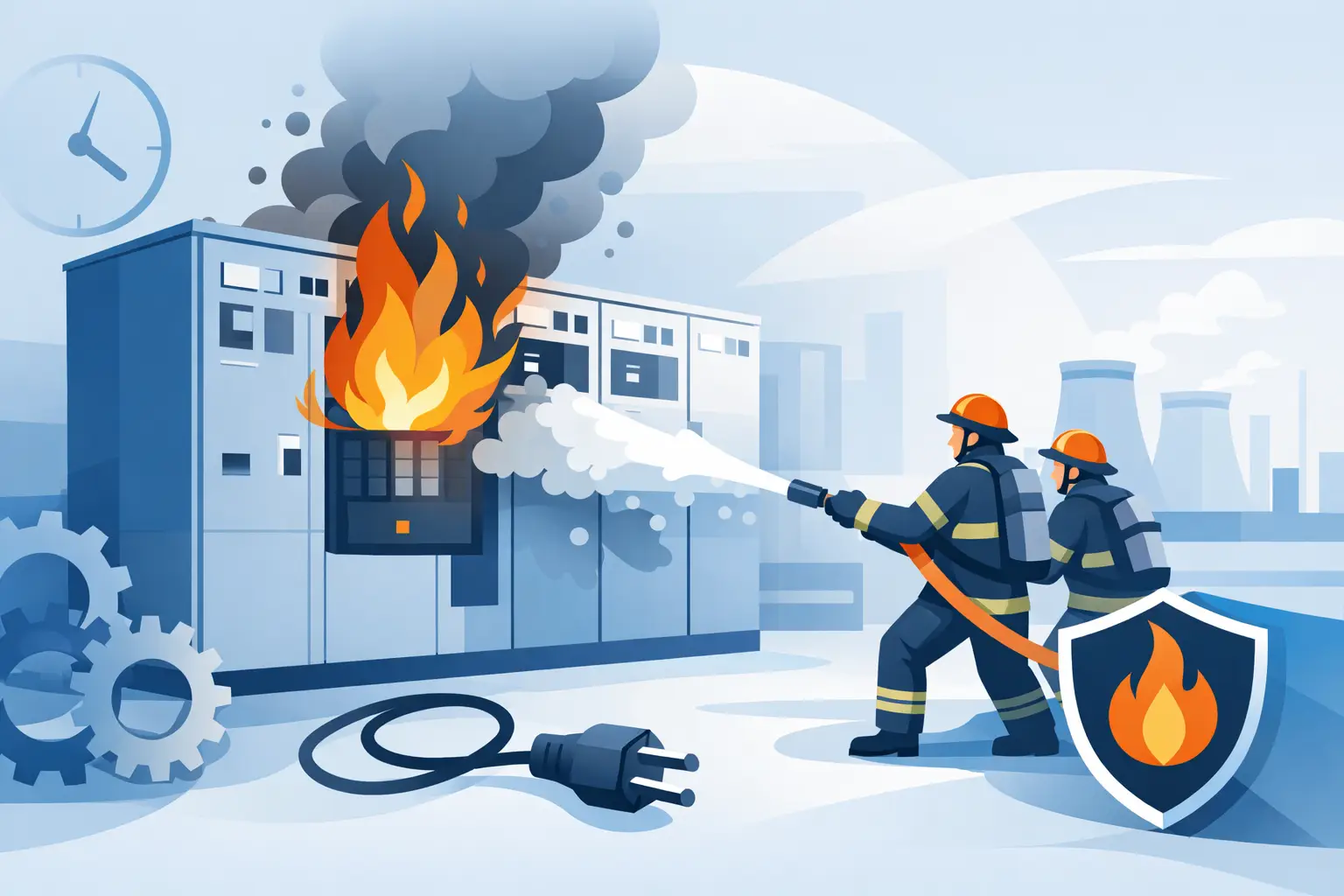 Switchgear Fire Protection That Limits Downtime
